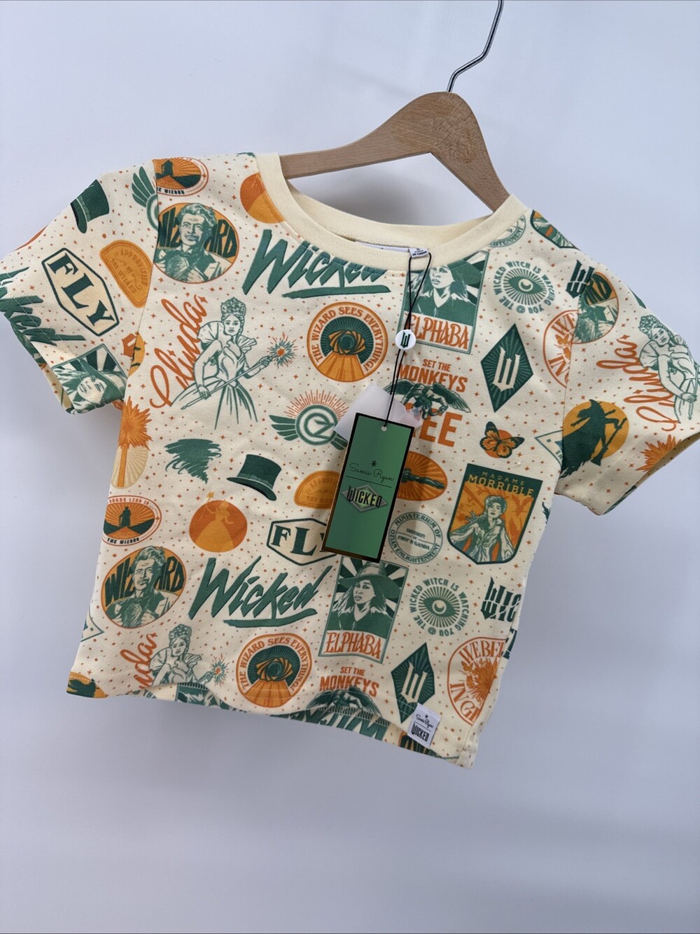 WICKED Cropped Womens Tshirt Size S Ozians Babe Tee